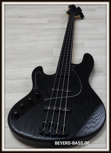 Sandberg California II TT4 Fretless, Open Pore Black, Lefthand